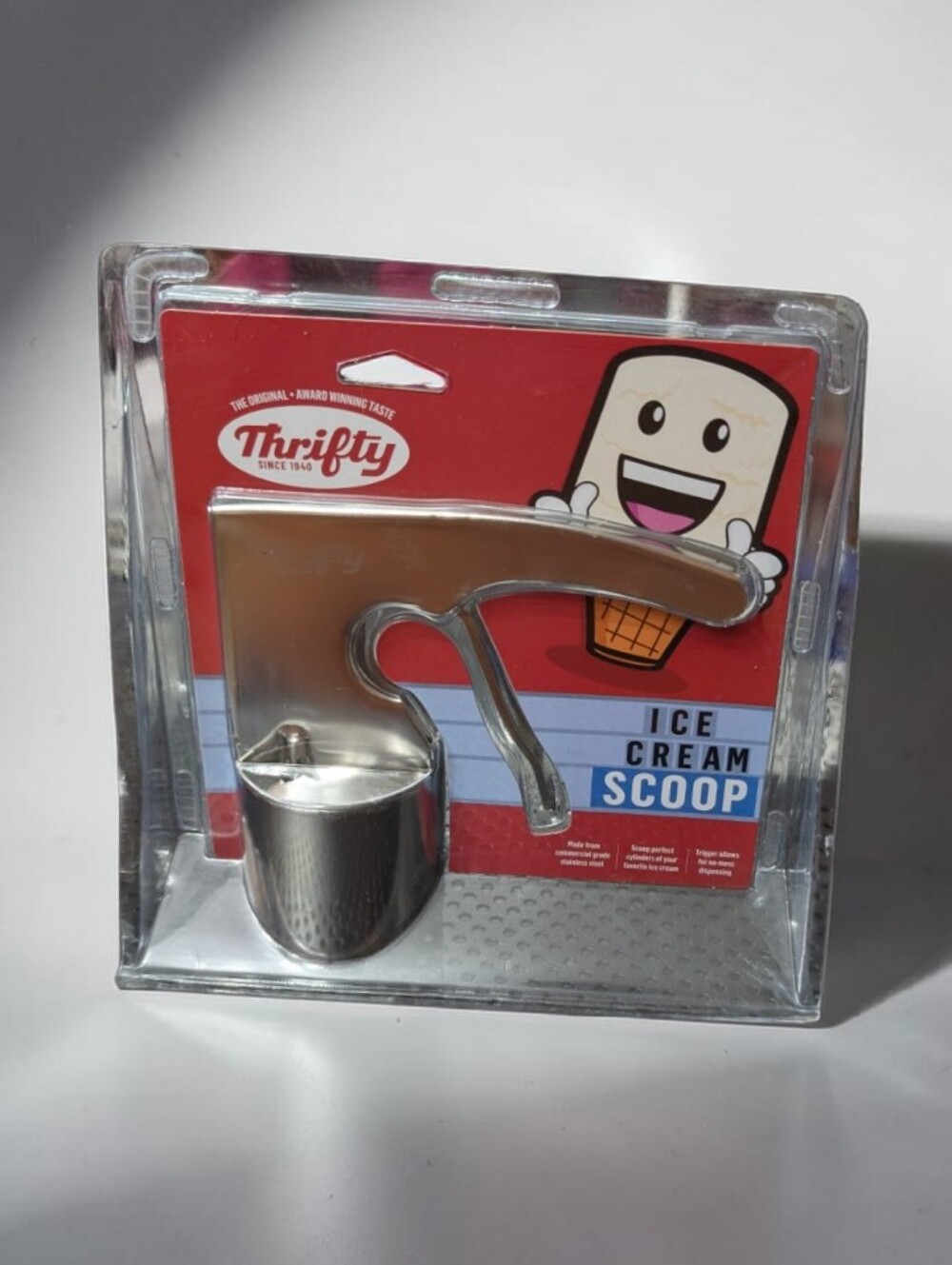 RARE Thrifty Ice Cream Stainless Steel Scoop NIP Collector Kitchen Rite Aid